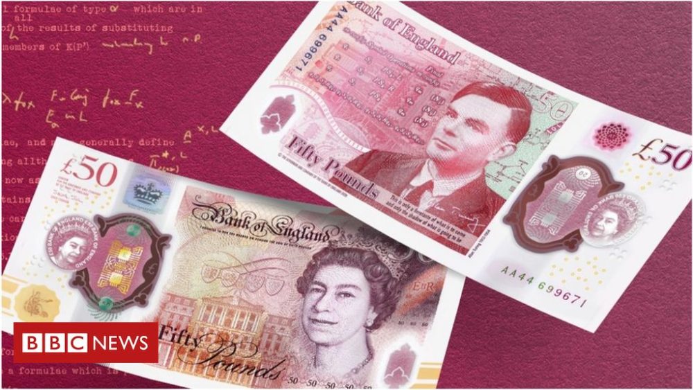 New Alan Turing £50 Note Design Is Revealed Archalien Tv